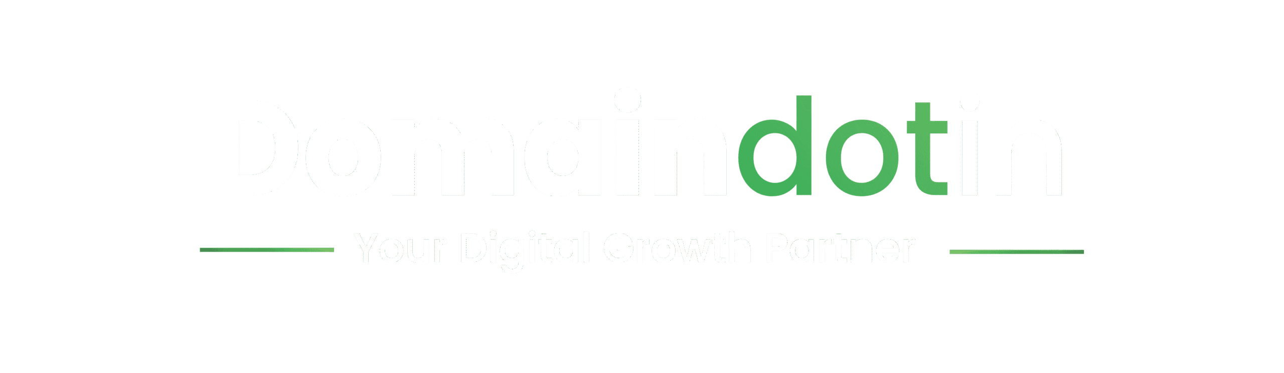 Domaindotin-digital marketing agency banner logo