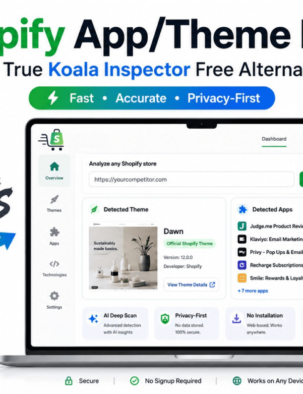 Best Shopify App and Theme Detector